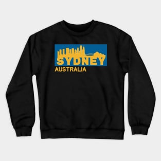 Sydney Australia City Silhouette Crewneck Sweatshirt